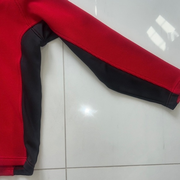 Spyder Black and Red BANDIT HALF ZIP
FLEECE JACKET Size M - Picture 3 of 5